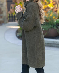 Turtleneck Midi Dress